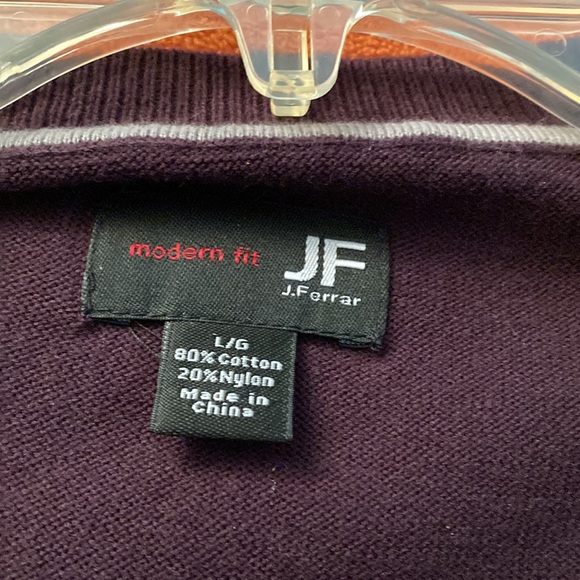 NWT Men Sweater V Neck size Large - Picture 4 of 6